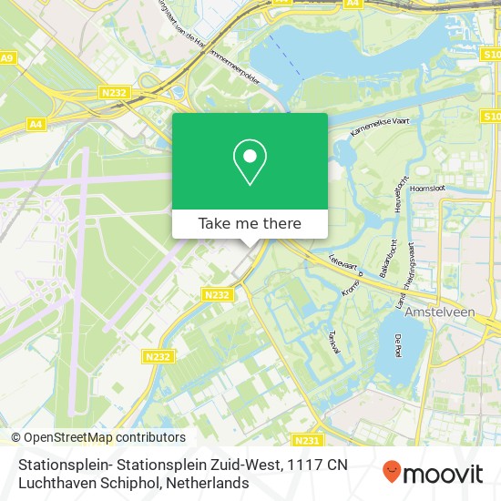 Stationsplein- Stationsplein Zuid-West, 1117 CN Luchthaven Schiphol map