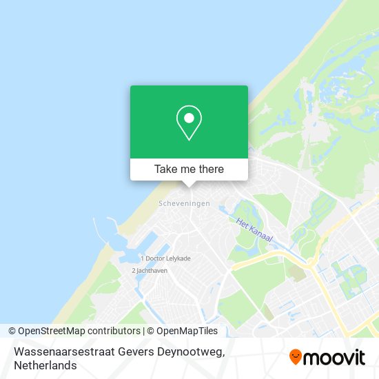 Wassenaarsestraat Gevers Deynootweg map