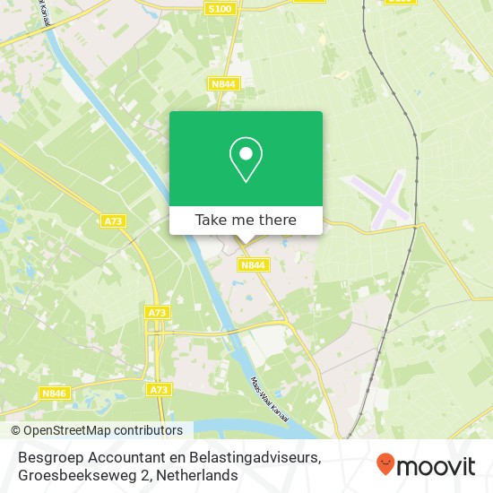 Besgroep Accountant en Belastingadviseurs, Groesbeekseweg 2 map