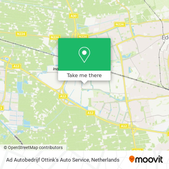 Ad Autobedrijf Ottink's Auto Service map