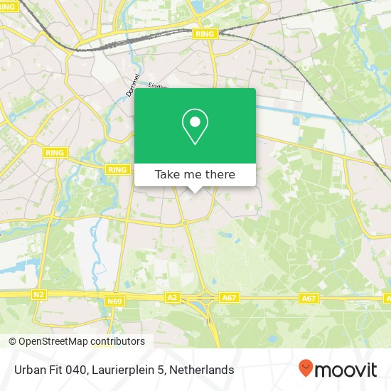 Urban Fit 040, Laurierplein 5 map