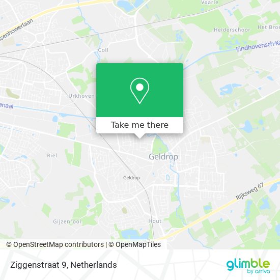 Ziggenstraat 9 Karte