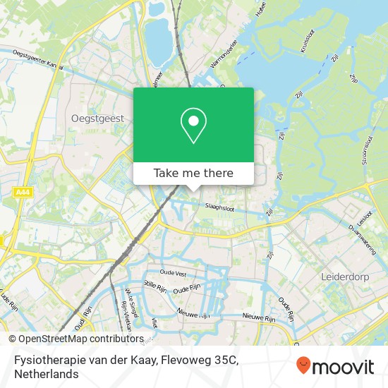 Fysiotherapie van der Kaay, Flevoweg 35C map