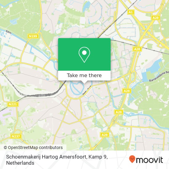 Schoenmakerij Hartog Amersfoort, Kamp 9 map