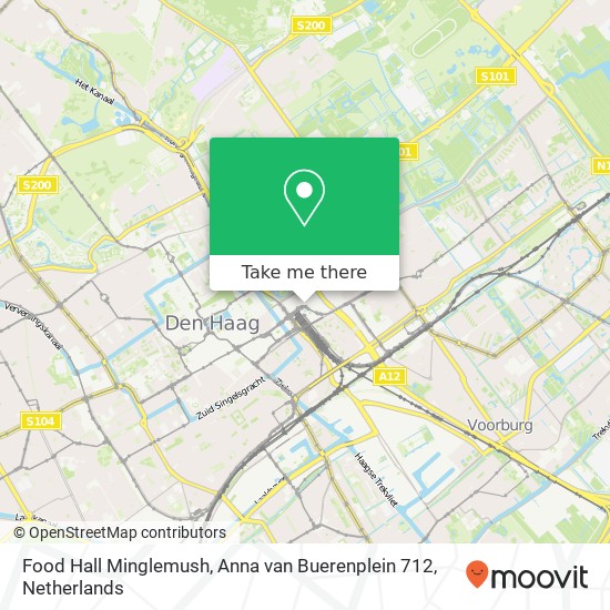 Food Hall Minglemush, Anna van Buerenplein 712 map