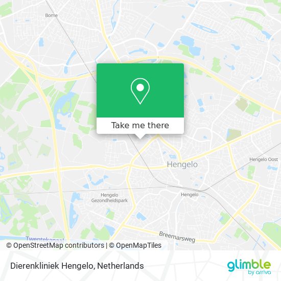 Dierenkliniek Hengelo Karte