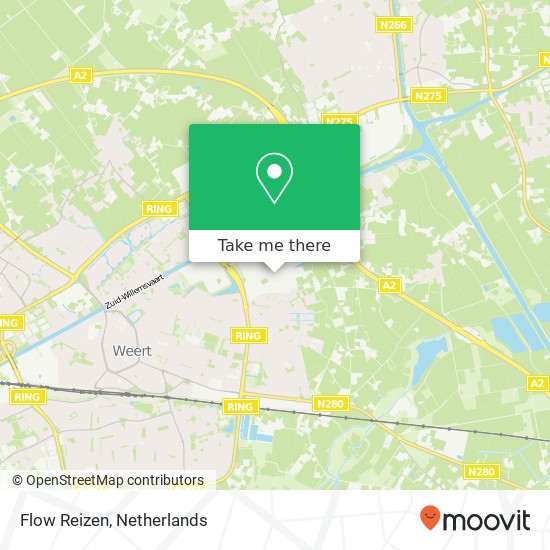 Flow Reizen map