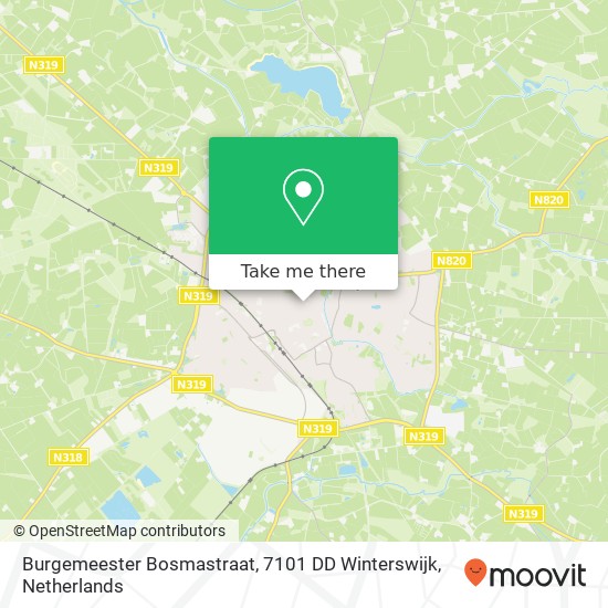 Burgemeester Bosmastraat, 7101 DD Winterswijk map