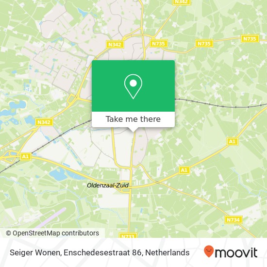 Seiger Wonen, Enschedesestraat 86 map