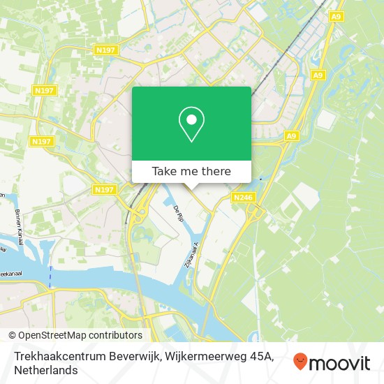 Trekhaakcentrum Beverwijk, Wijkermeerweg 45A map