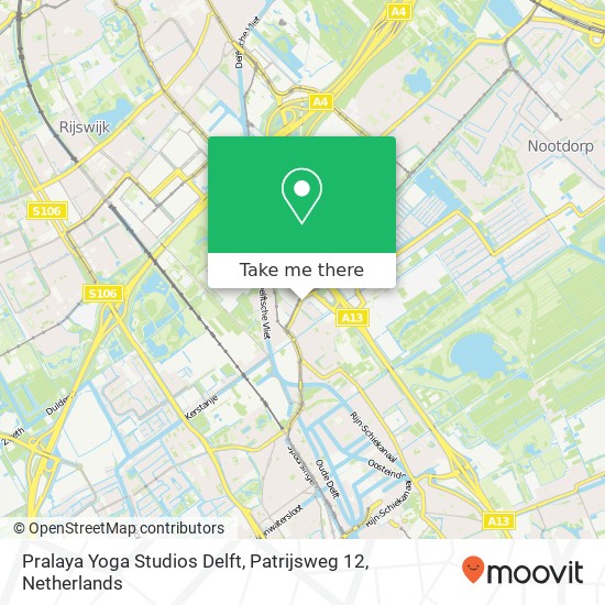 Pralaya Yoga Studios Delft, Patrijsweg 12 Karte