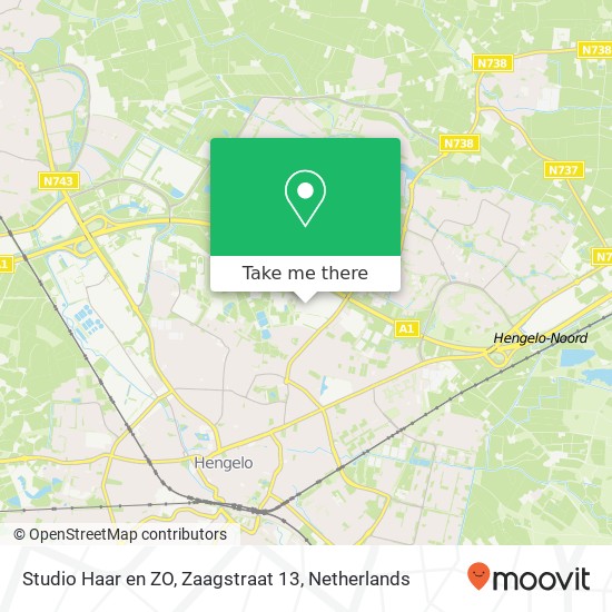 Studio Haar en ZO, Zaagstraat 13 map