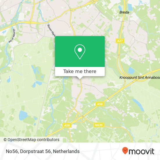 No56, Dorpstraat 56 map