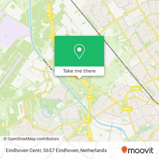 Eindhoven Centr, 5657 Eindhoven Karte