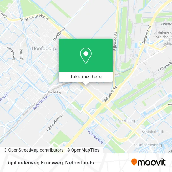 Rijnlanderweg Kruisweg map