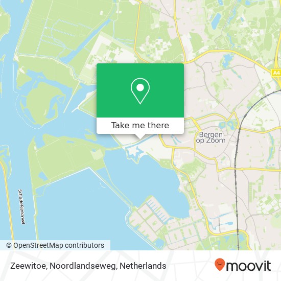 Zeewitoe, Noordlandseweg map