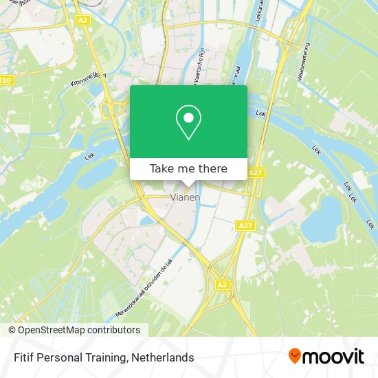 Fitif Personal Training map