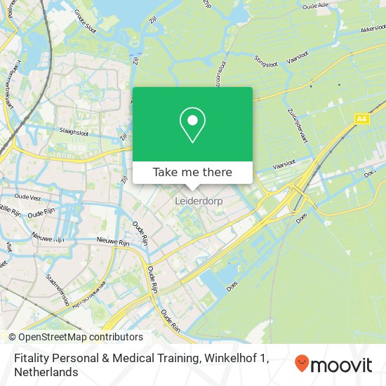 Fitality Personal & Medical Training, Winkelhof 1 map