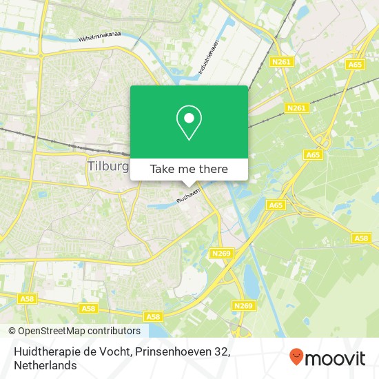 Huidtherapie de Vocht, Prinsenhoeven 32 Karte