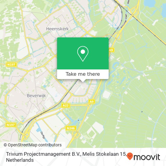 Trivium Projectmanagement B.V., Melis Stokelaan 15 map