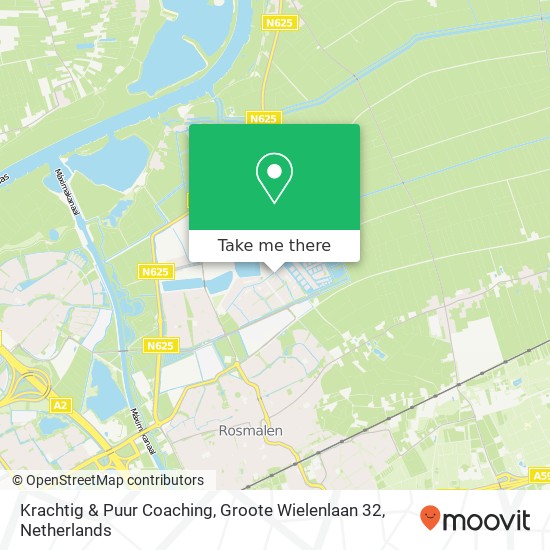 Krachtig & Puur Coaching, Groote Wielenlaan 32 Karte