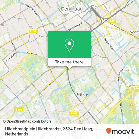 Hildebrandplein Hildebrandst, 2524 Den Haag Karte
