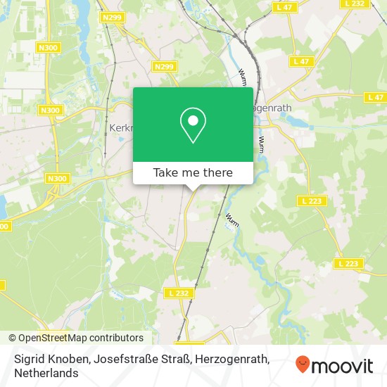 Sigrid Knoben, Josefstraße Straß, Herzogenrath map