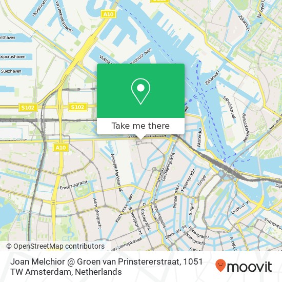 Joan Melchior @ Groen van Prinstererstraat, 1051 TW Amsterdam Karte