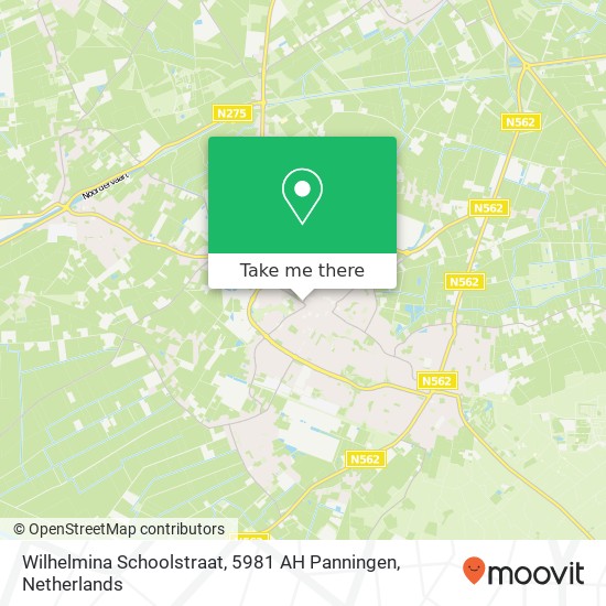 Wilhelmina Schoolstraat, 5981 AH Panningen Karte