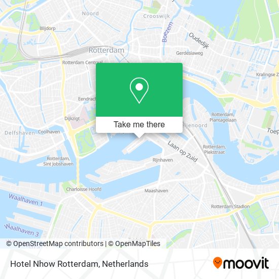 Hotel Nhow Rotterdam map