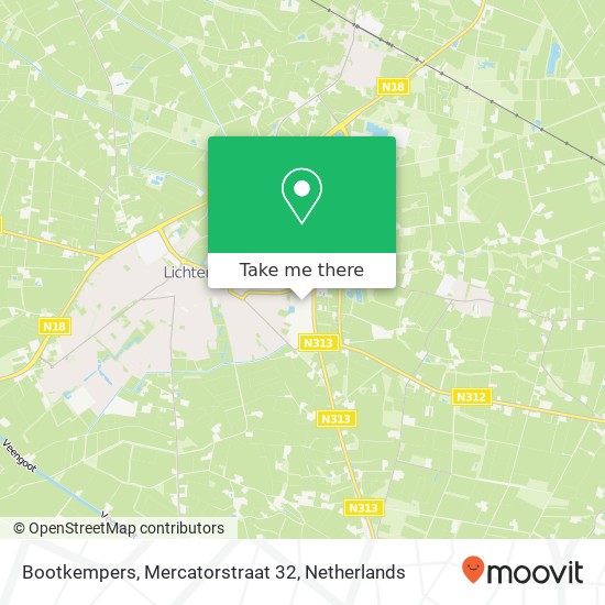 Bootkempers, Mercatorstraat 32 map