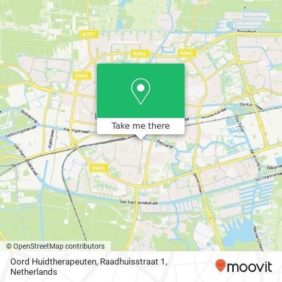 Oord Huidtherapeuten, Raadhuisstraat 1 map