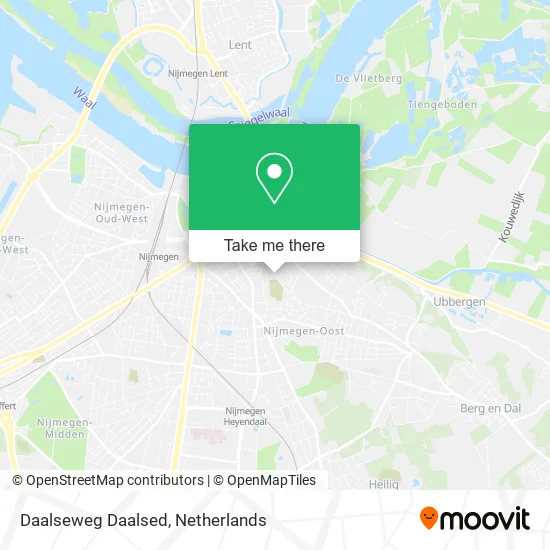 Daalseweg Daalsed map