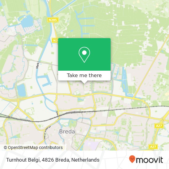 Turnhout Belgi, 4826 Breda map