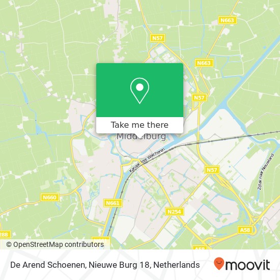 De Arend Schoenen, Nieuwe Burg 18 map