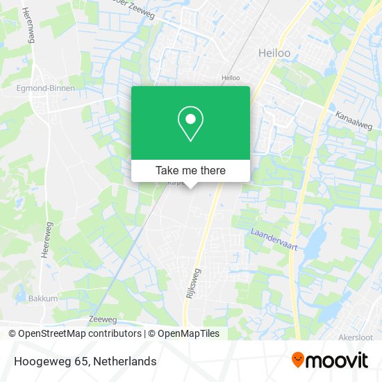 Hoogeweg 65 map