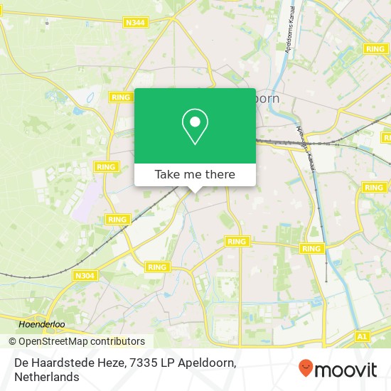 De Haardstede Heze, 7335 LP Apeldoorn map