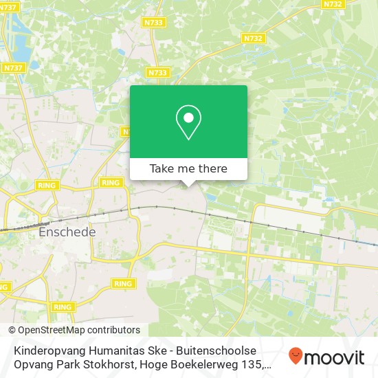 Kinderopvang Humanitas Ske - Buitenschoolse Opvang Park Stokhorst, Hoge Boekelerweg 135 map