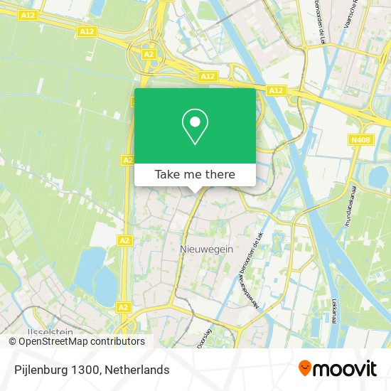 Pijlenburg 1300 map