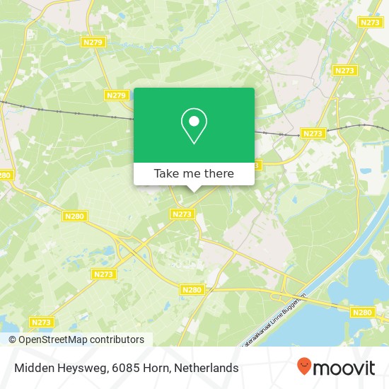 Midden Heysweg, 6085 Horn map