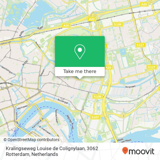 Kralingseweg Louise de Colignylaan, 3062 Rotterdam map