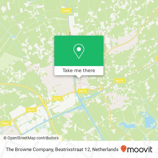 The Browne Company, Beatrixstraat 12 map