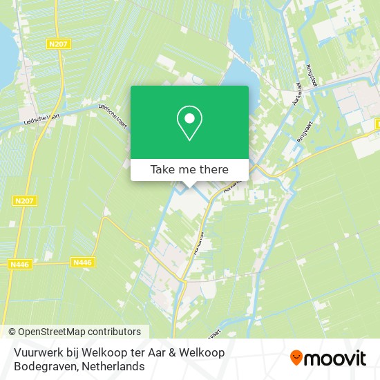 Vuurwerk bij Welkoop ter Aar & Welkoop Bodegraven map