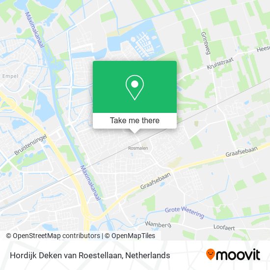 Hordijk Deken van Roestellaan map