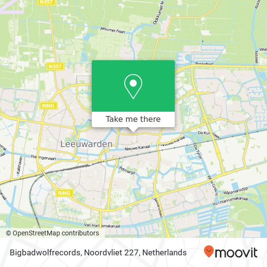 Bigbadwolfrecords, Noordvliet 227 map