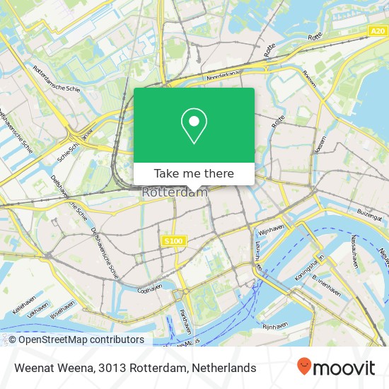 Weenat Weena, 3013 Rotterdam map