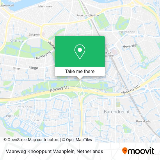 Vaanweg Knooppunt Vaanplein map