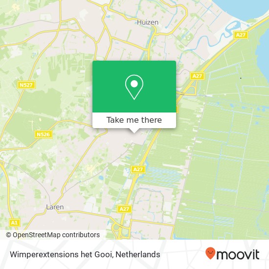 Wimperextensions het Gooi map