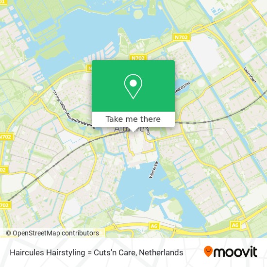 Haircules Hairstyling = Cuts'n Care map