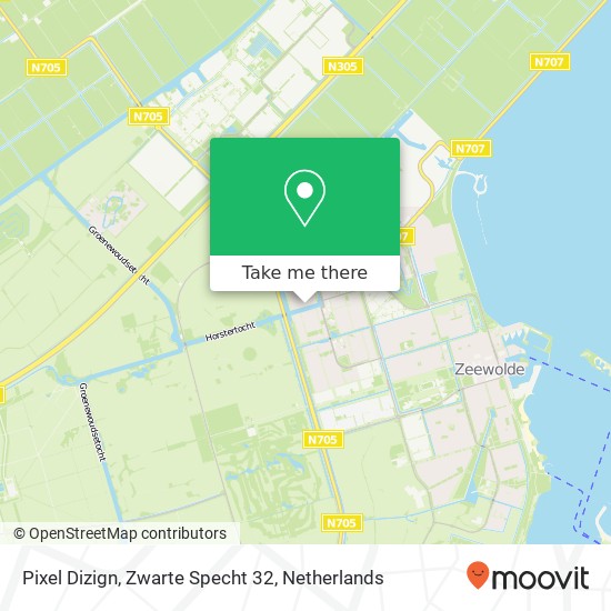 Pixel Dizign, Zwarte Specht 32 map